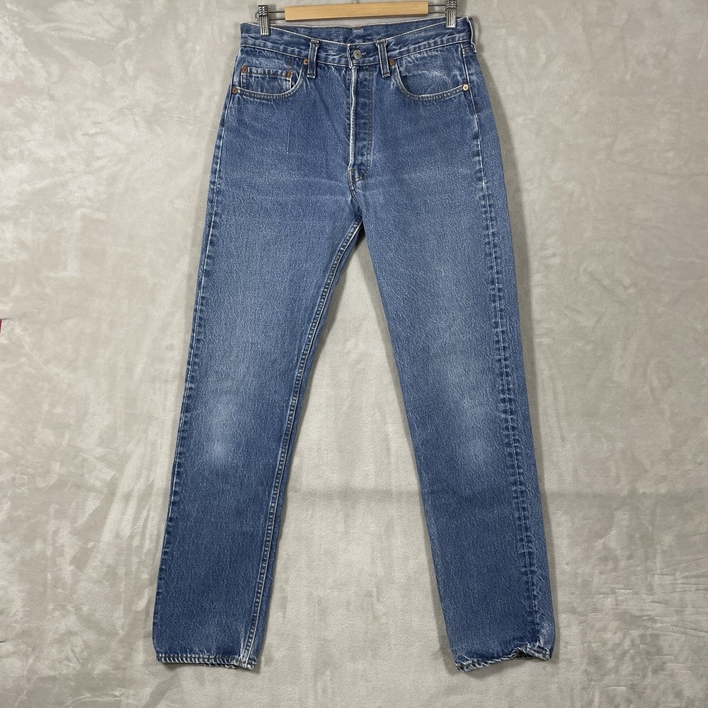 Vtg Levis 501-0117 Jeans Mens 33x36 (fit 30x33) 80s Made in USA 1986 Great Wash